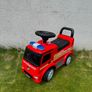 Fire fighter sit on truck Image 2