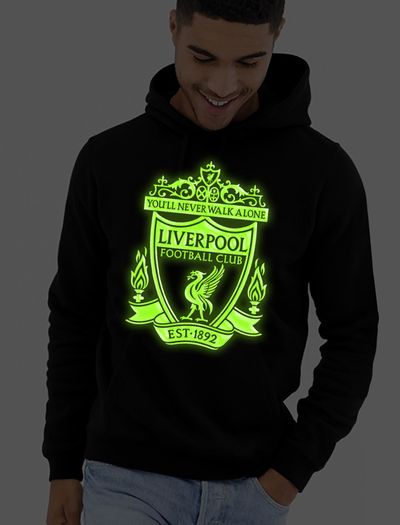 Liverpool hoodie glow in the dark hoodie liverpool hooded jumper liverpool