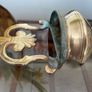 Vintage Brass Holy Water Font Wall Hanging Religious Home Decor Image 10