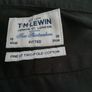 T M LEWIN Black Fitted Shirt Size 16 Image 3