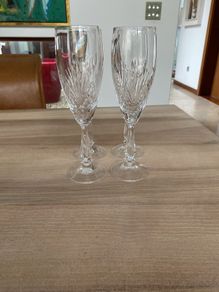 Waterford Crystal champagne flutes x 4