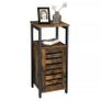 New Standing Cabinet Bedside Cupboard with Shelf - FREE P&P Image 3