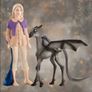 Schleich Wizarding World Harry Potter 42636 Luna Lovegood and Baby Thestral Image 2