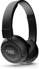JBL Tune 450 BT Compact On-Ear Bluetooth Wireless Headphones with Pure Bass Sound with Built-In Microphone, Black