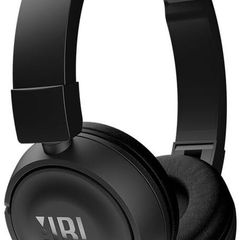 JBL Tune 450 BT Compact On-Ear Bluetooth Wireless Headphones with Pure Bass Sound with Built-In Microphone, Black