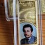 Albert Einstein set of 24 Gold plated Ingot Bars. Image 7