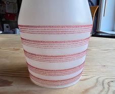 vintage glass light shade