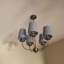 M&S striped chandelier ceiling light Image 3