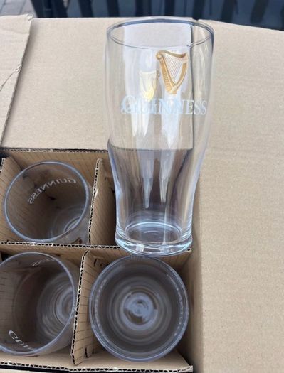 Guinness pint glass