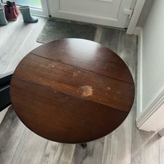 antique folding table