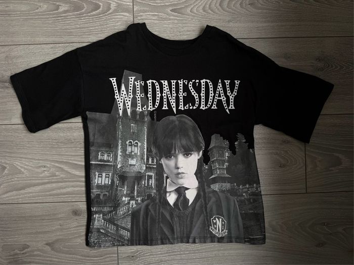 Wednesday Addams T-Shirt Age 9-10 Like New