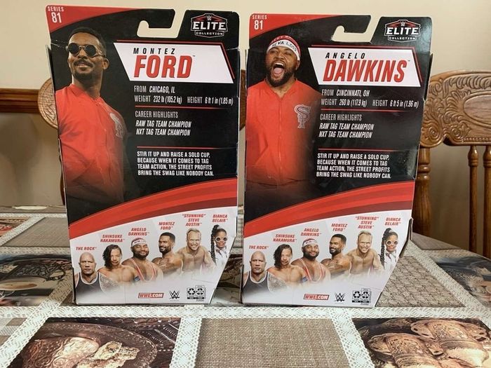 wwe elite 81 Street Profits Angelo Dawkins & Montez Ford action figures