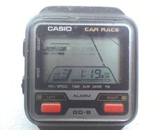 Super rare 1984 Casio GD-8 233 car race game watch