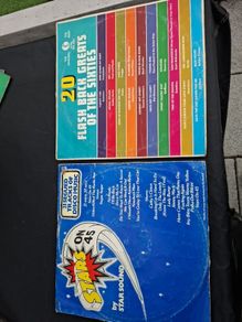 Mixed Old Vinyl from the 60s and 70s