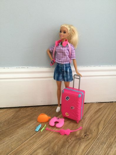 Barbie travel set