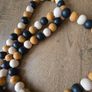 Wooden beaded garland - brown Image 3
