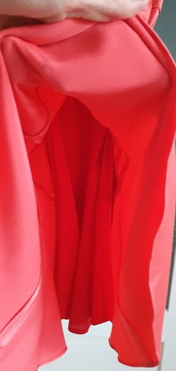 Karen Millen Coral Bow Sz 10