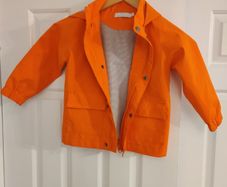 Leigh Tucker Willow Orange Raincoat 2-3 Years