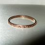 Vintage Hallmarked 9k Rose Gold Geometric Ring Image 6