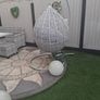 Egg Chair with cushion Image 7