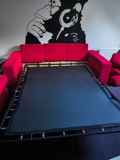 L-shaped couch/ sofa bed
