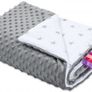 Beautiful handmade minky newborn baby blanket 55 x 75 cm Image 5