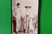 antique photo of a couple by William McCrae of Berkeley road dublin