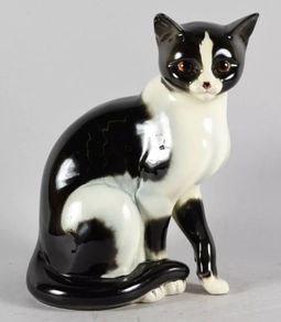 Large Goebel West Germany cat statue