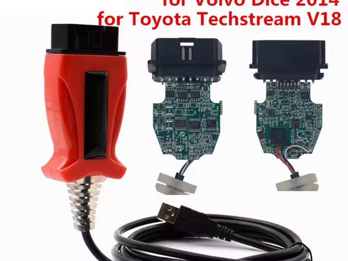 3in1 for JLR V168 Pro for JLR Mongoose for dice 2014d for toyota Techstream V18.00.008 OBD2 Scanner Auto Diagnostic Tool