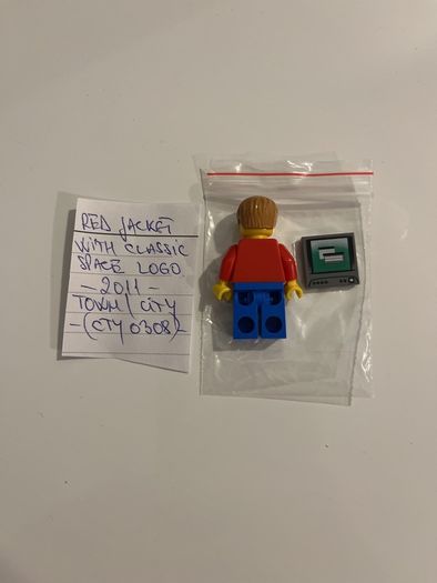 Lego City Minifigure with Space Logo