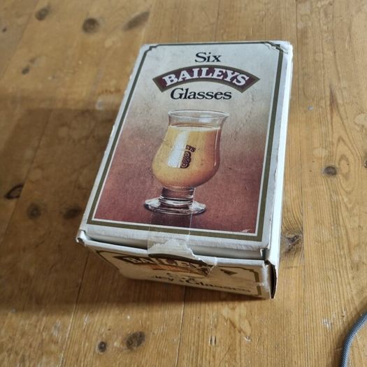 Baileys glasses in original box