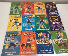 A series of 12 Pokemon books 7+ can post