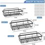 Shower Caddy Black - Bathroom Shelves Organiser No Drilling Adhesive Bathroom Shelf Wall Mounted, Rustproof Stainless Steel Shower Storage Shelves Rack for Shampoo Conditioner, 3 Pack Image 4