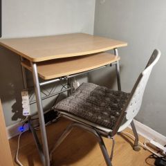 Desk and chair