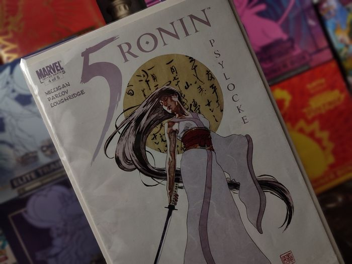 5 Ronin ! Issue #4 ! Psylocke ! David Mack Variant Cover ! 2011 ! by Marvel !