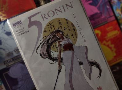 5 Ronin ! Issue #4 ! Psylocke ! David Mack Variant Cover ! 2011 ! by Marvel !