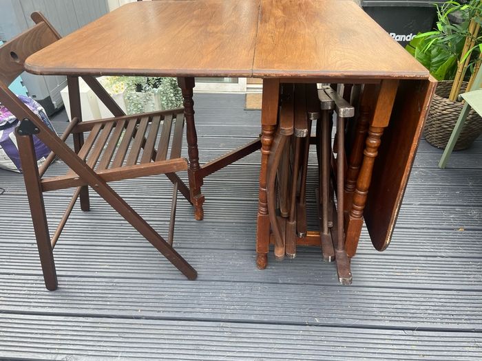antique oak gate legs table