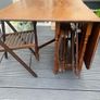 antique oak gate legs table Image 7