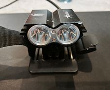 Mountain bike head light handlebar torch