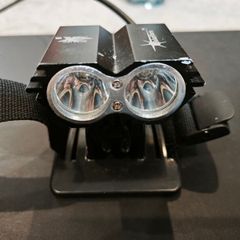 Mountain bike head light handlebar torch