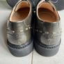 Clarks women's derby shoe Splend Weave flats lace up dark green size UK 6  Brand new Image 6