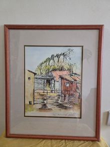 "Near Ballinascorney" Watercolour by Michael Walsh - Signed