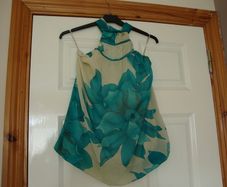 Floral Halterneck Top - Size XS