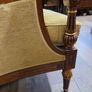 Pair of Vintage Empire Style Mahogany Armchairs Image 4