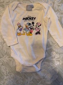 baby girl Disney Mickey and Friends body vest long sleeve 68cm