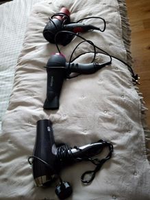 Three Hairdryers