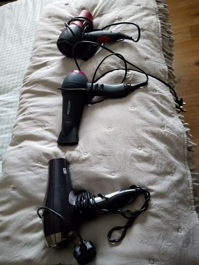 Three Hairdryers
