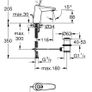 Grohe Eurodisc Joystick Bathroom Tap Chrome Image 3