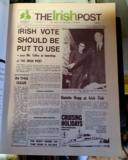 A History of the Irish Post 'The voice of the Irish in Britain'.