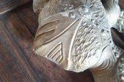 Antique Gilt Plaster Knights Head